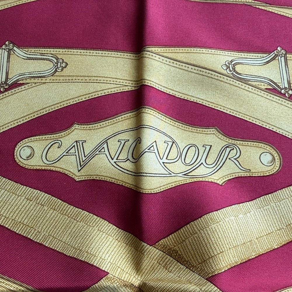 Hermes Vintage Cavalcadour Silk Scarf - Picture 8 of 11